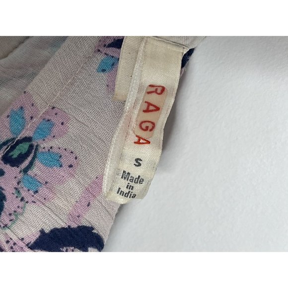 RAGA Purple and Blue Boho low cut front and low back Dress Size Small - Picture 9 of 10